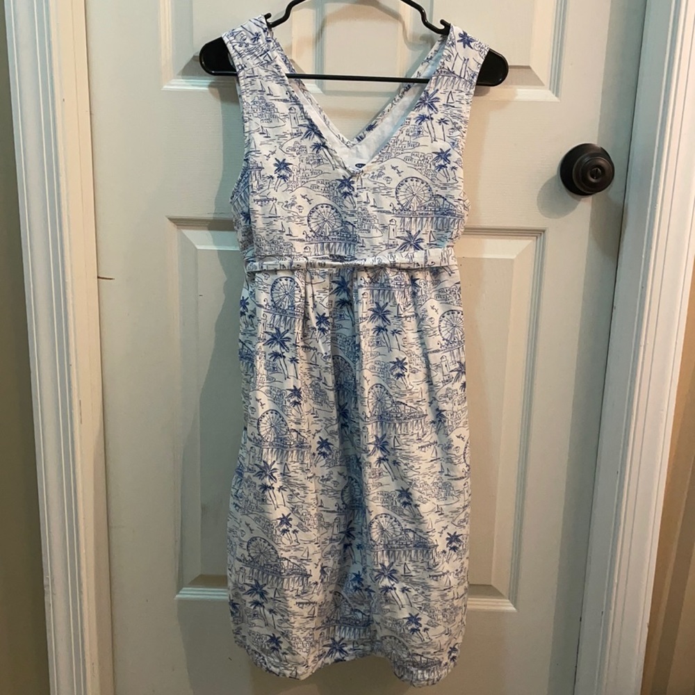 Old Navy linen blend maternity summer dress size small